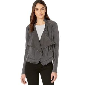 Free People Shrunken Moto Cardigan